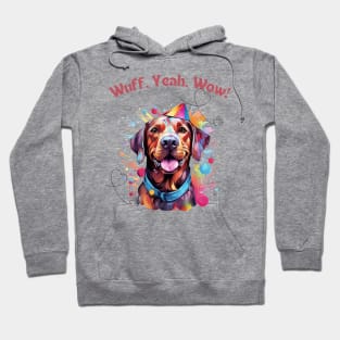 Woofy Adventure - Funny Dog Design Hoodie